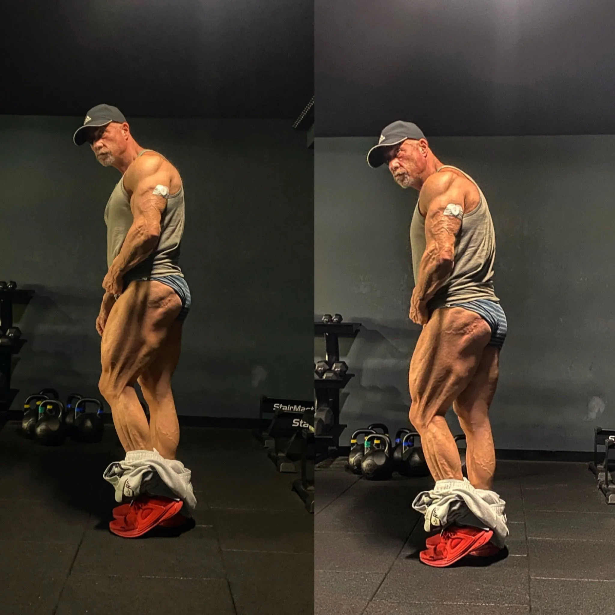 Juanjo en preparación física, trabajando su forma de competición